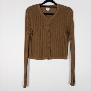 Lightweight Open Knit Cardigan